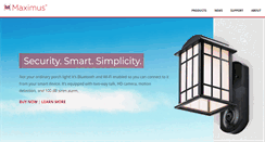 Desktop Screenshot of maximuslighting.com